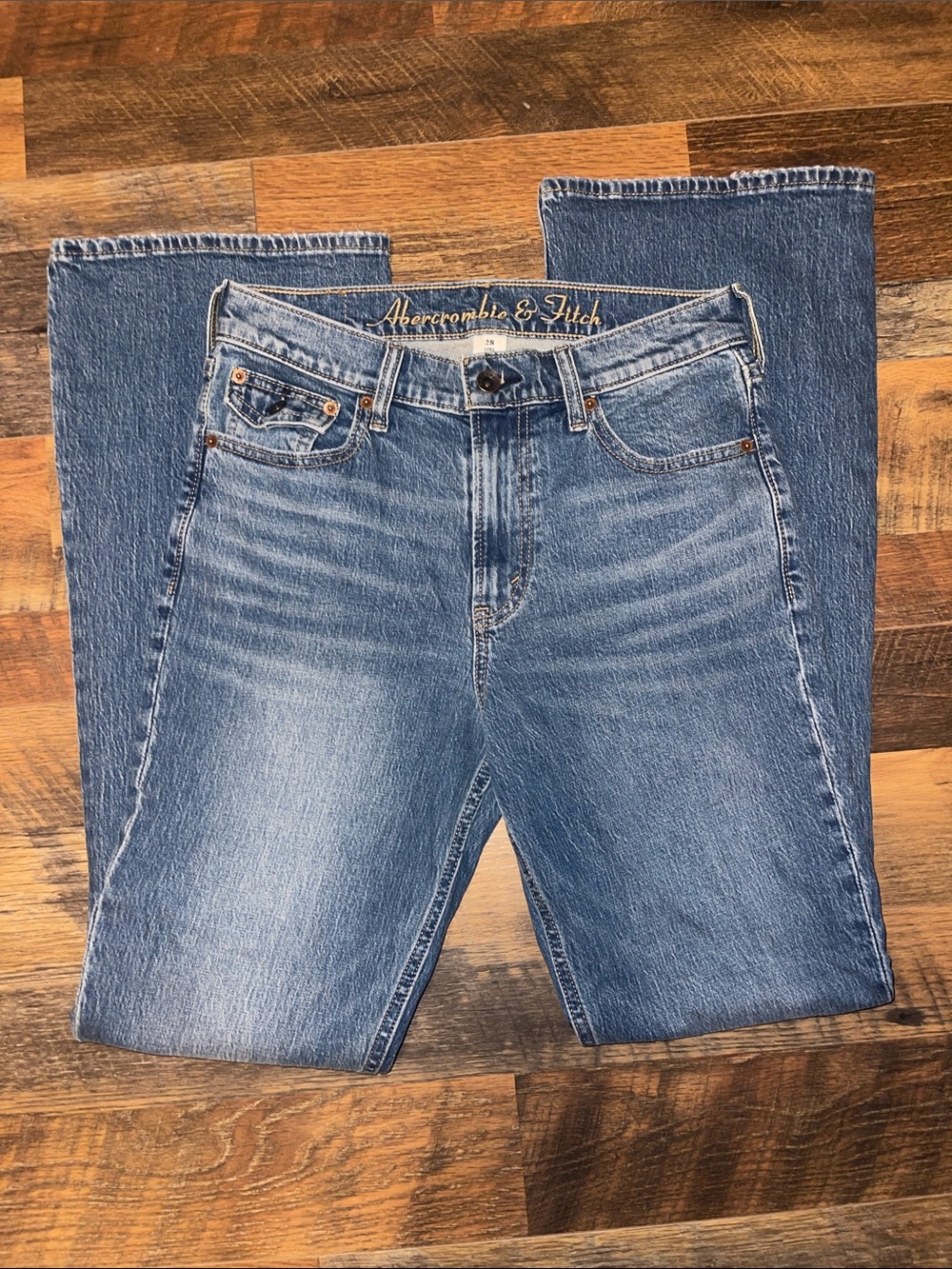 Abercrombie High Rise Bootcut Jeans